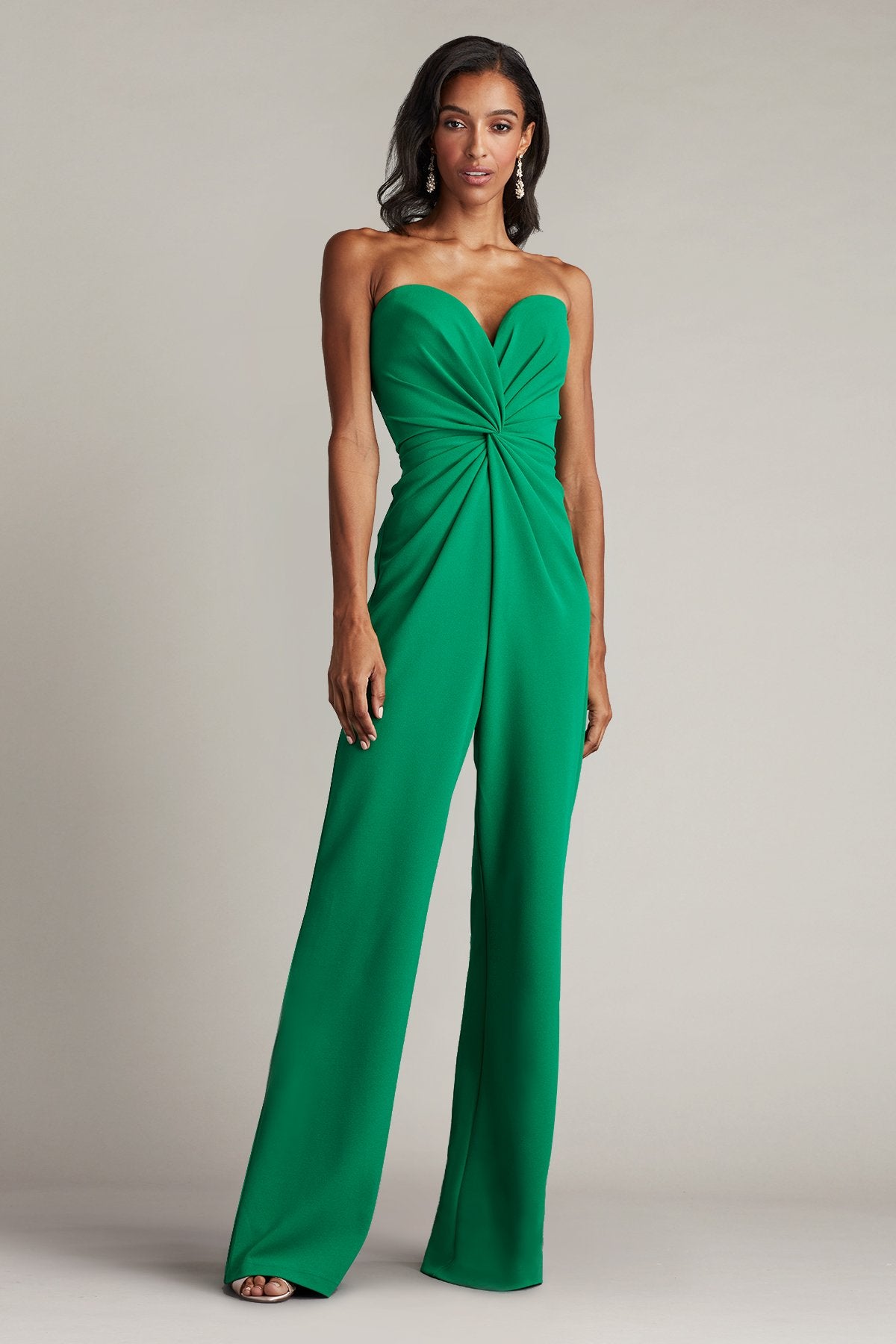 Lucas Twist-Front Jumpsuit – Tadashi Shoji Official Online Boutique