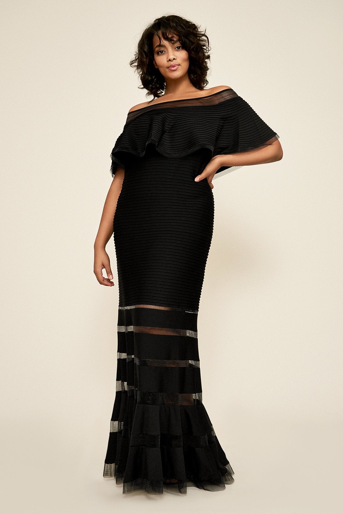 Tabora Off-The-Shoulder Gown - PLUS SIZE Tadashi Shoji Official Online Boutique Tabora Off-The-Shoulder Gown - PLUS SIZE Tadashi Shoji Official Online Boutique