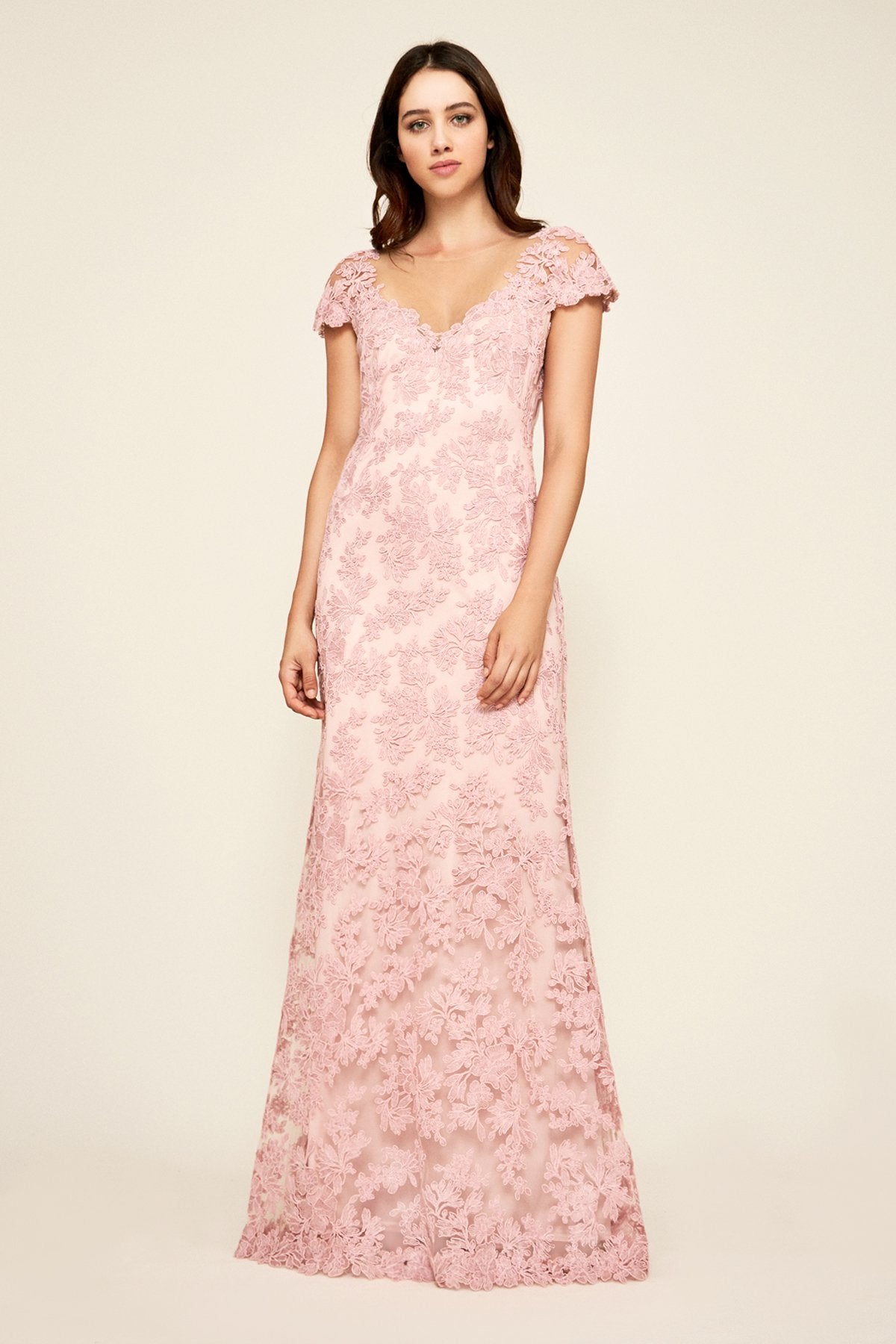 June Lace Gown – Tadashi Shoji Official Online Boutique