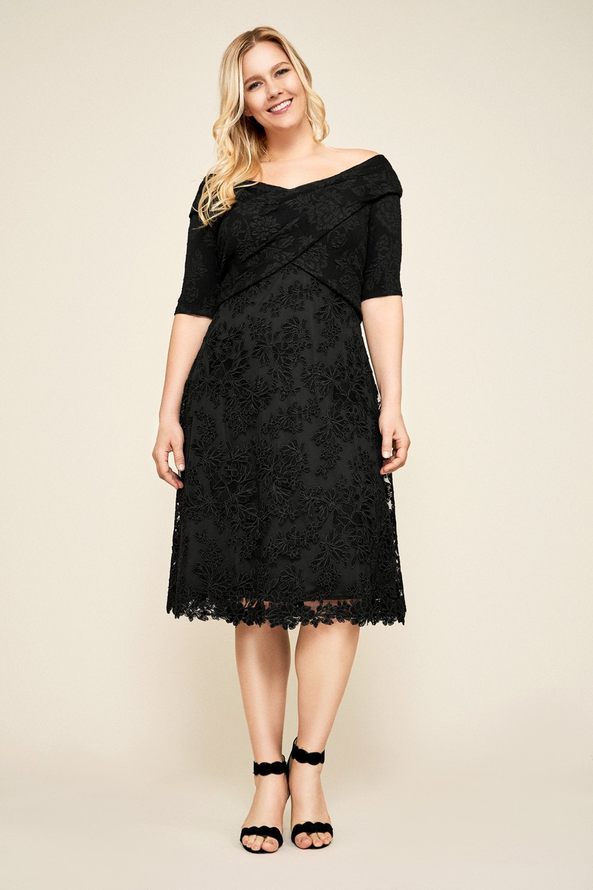 Dorian Jacquard Dress - PLUS SIZE Tadashi Shoji Official Online Boutique Dorian Jacquard Dress - PLUS SIZE Tadashi Shoji Official Online Boutique