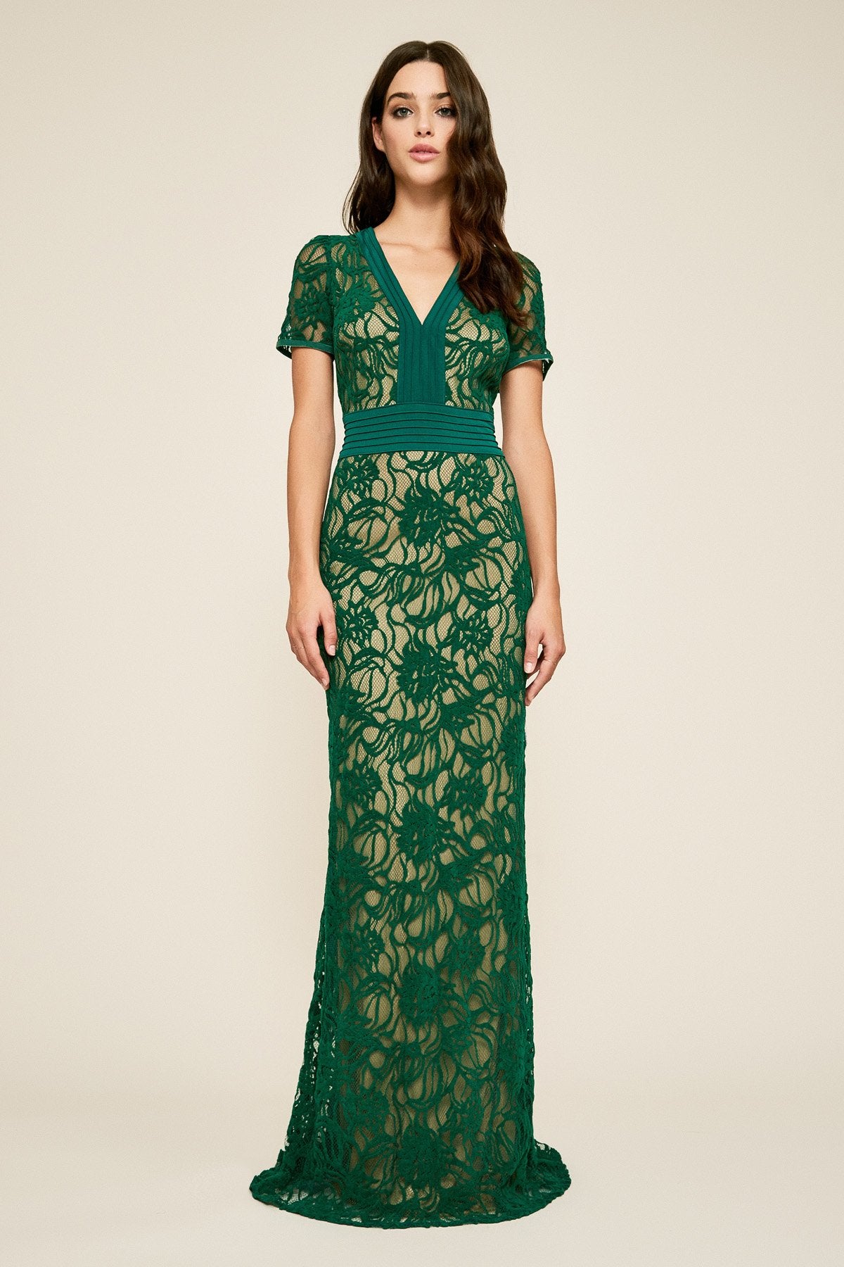 Cloelia Lace Gown – Tadashi Shoji Official Online Boutique