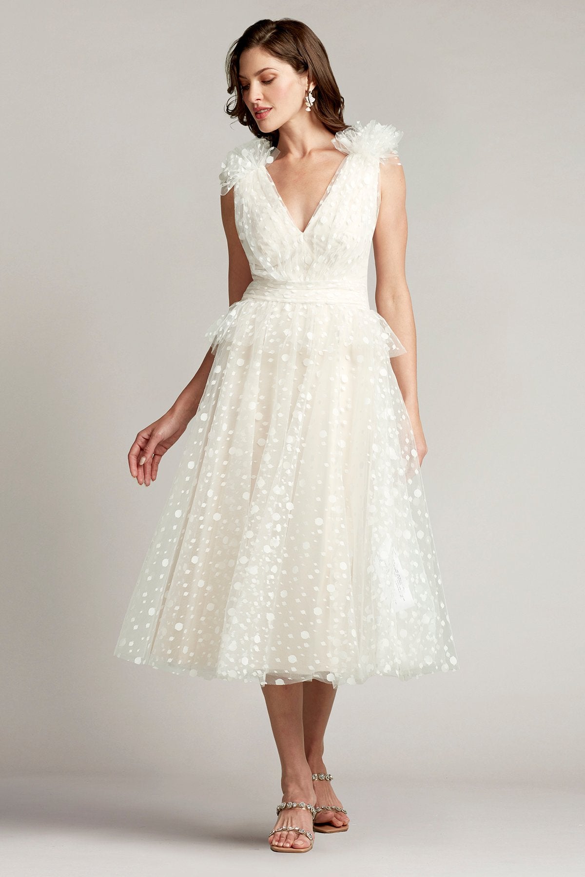 Neeti Fringed Shoulder Dress – Tadashi Shoji Official Online Boutique