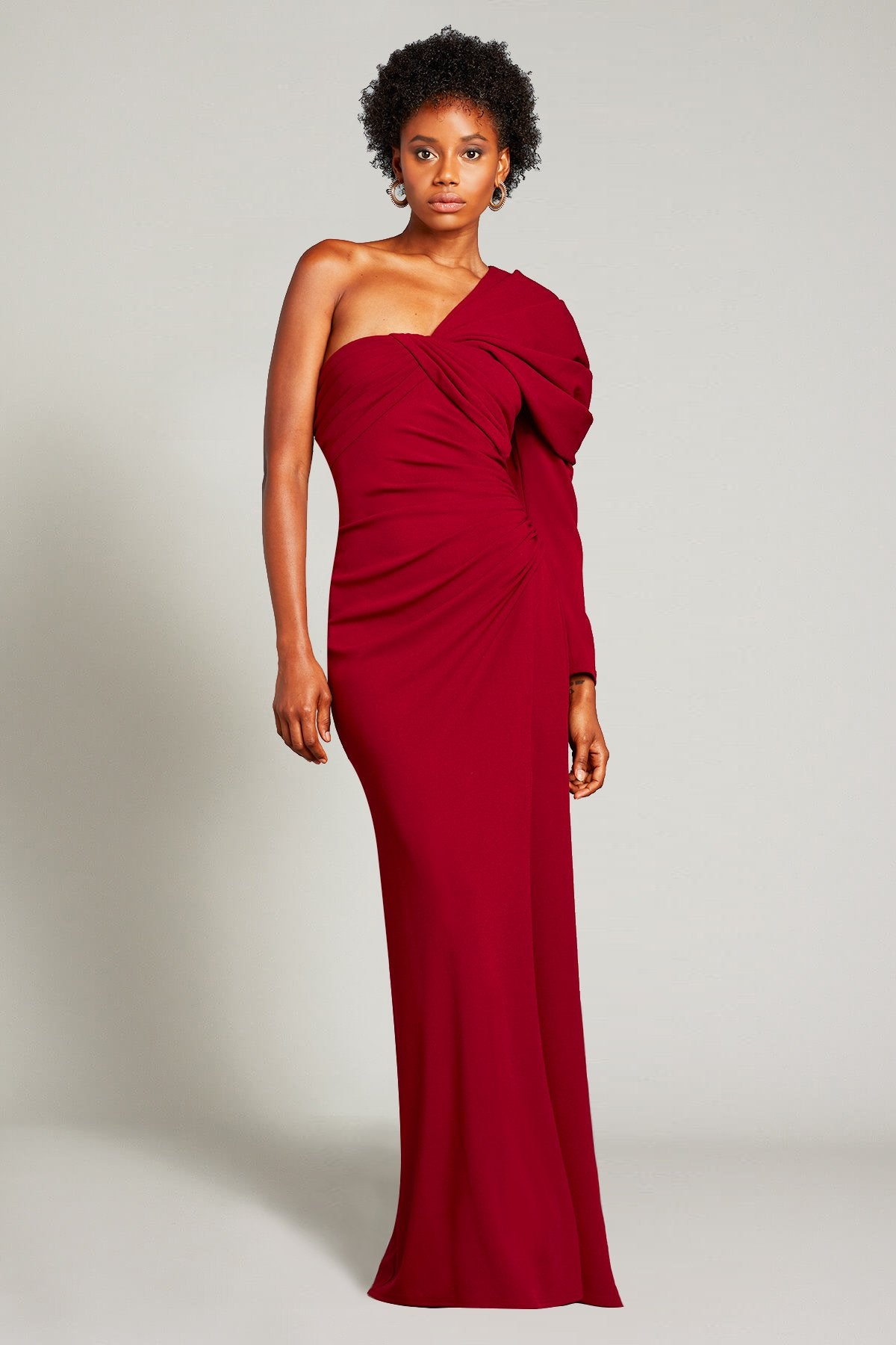 Belinay One-Shoulder Gown  Tadashi Shoji Official Online Boutique