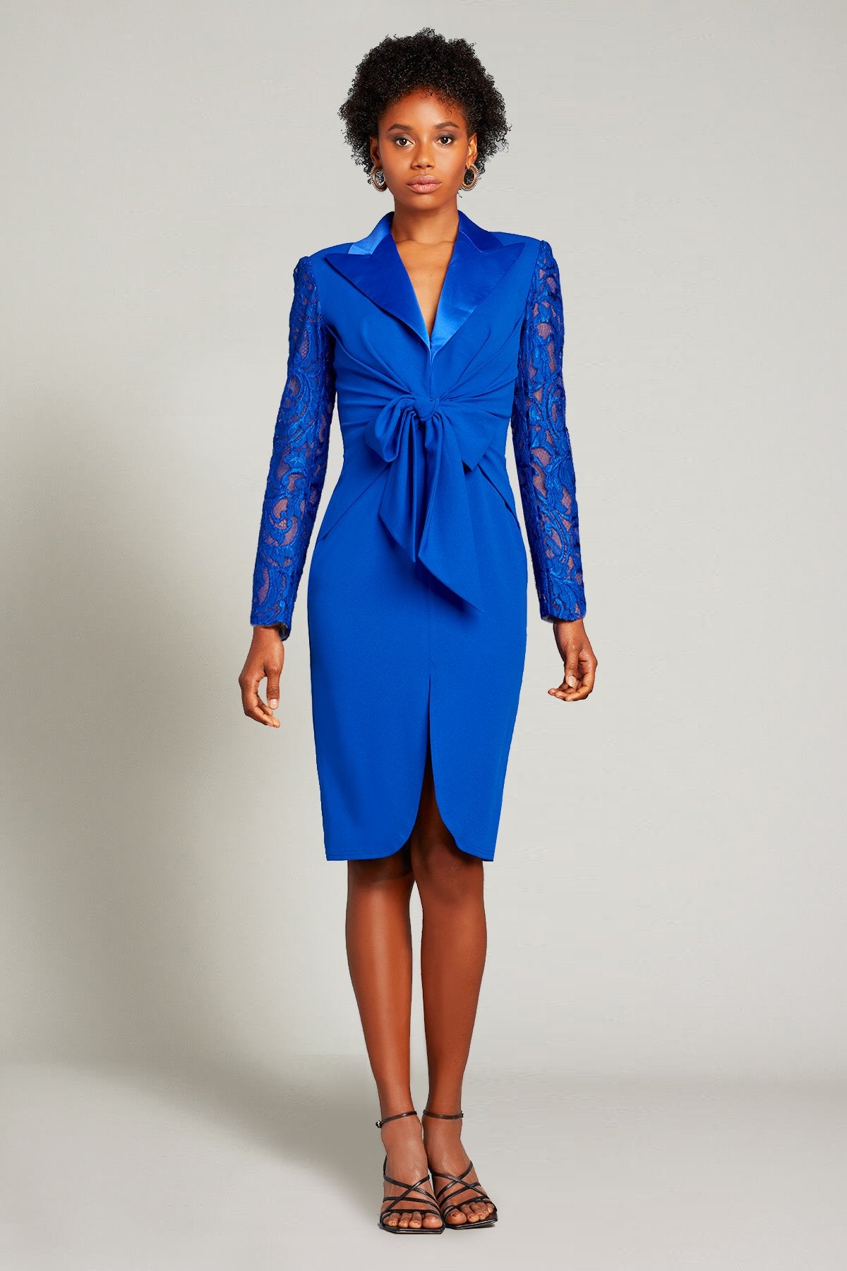 Duru Tie Sash Tuxedo Dress – Tadashi Shoji Official Online Boutique