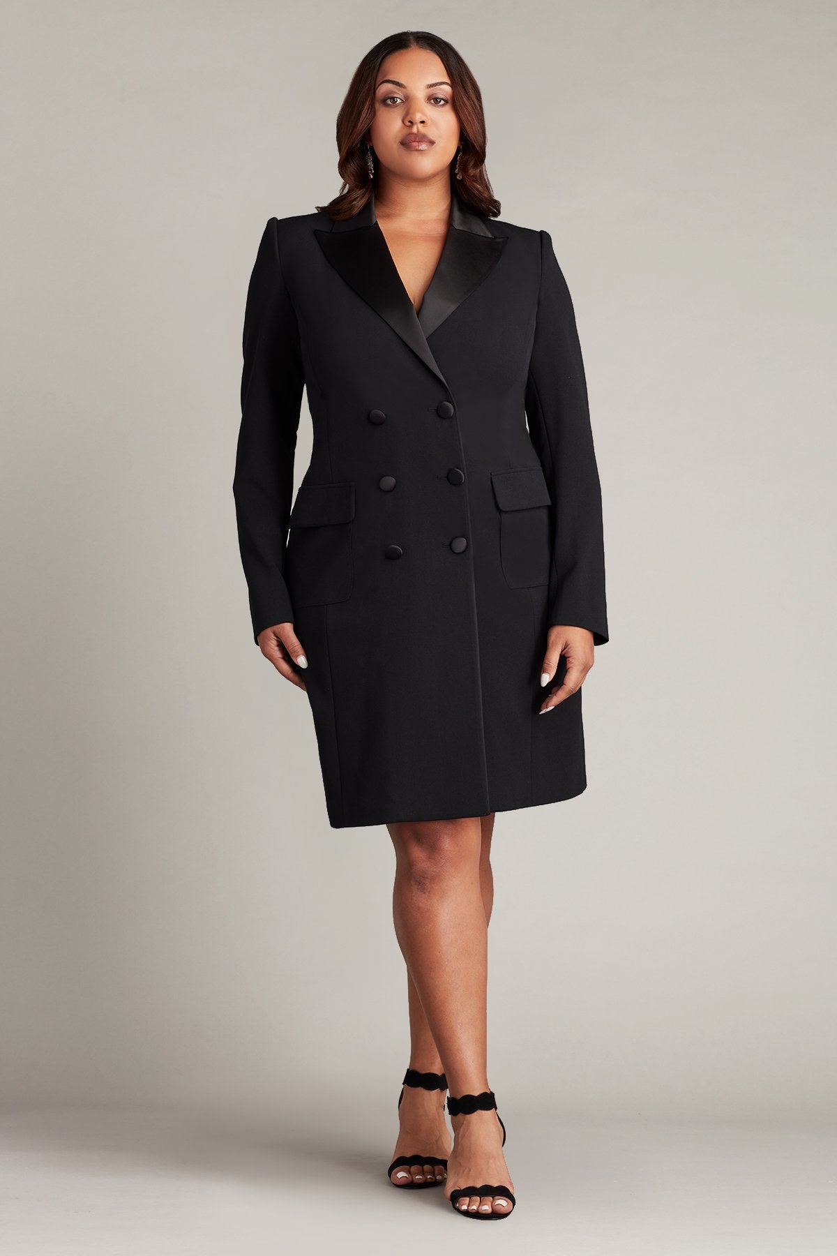 McKay Double-Breasted Coat Dress - PLUS SIZE – Tadashi Shoji