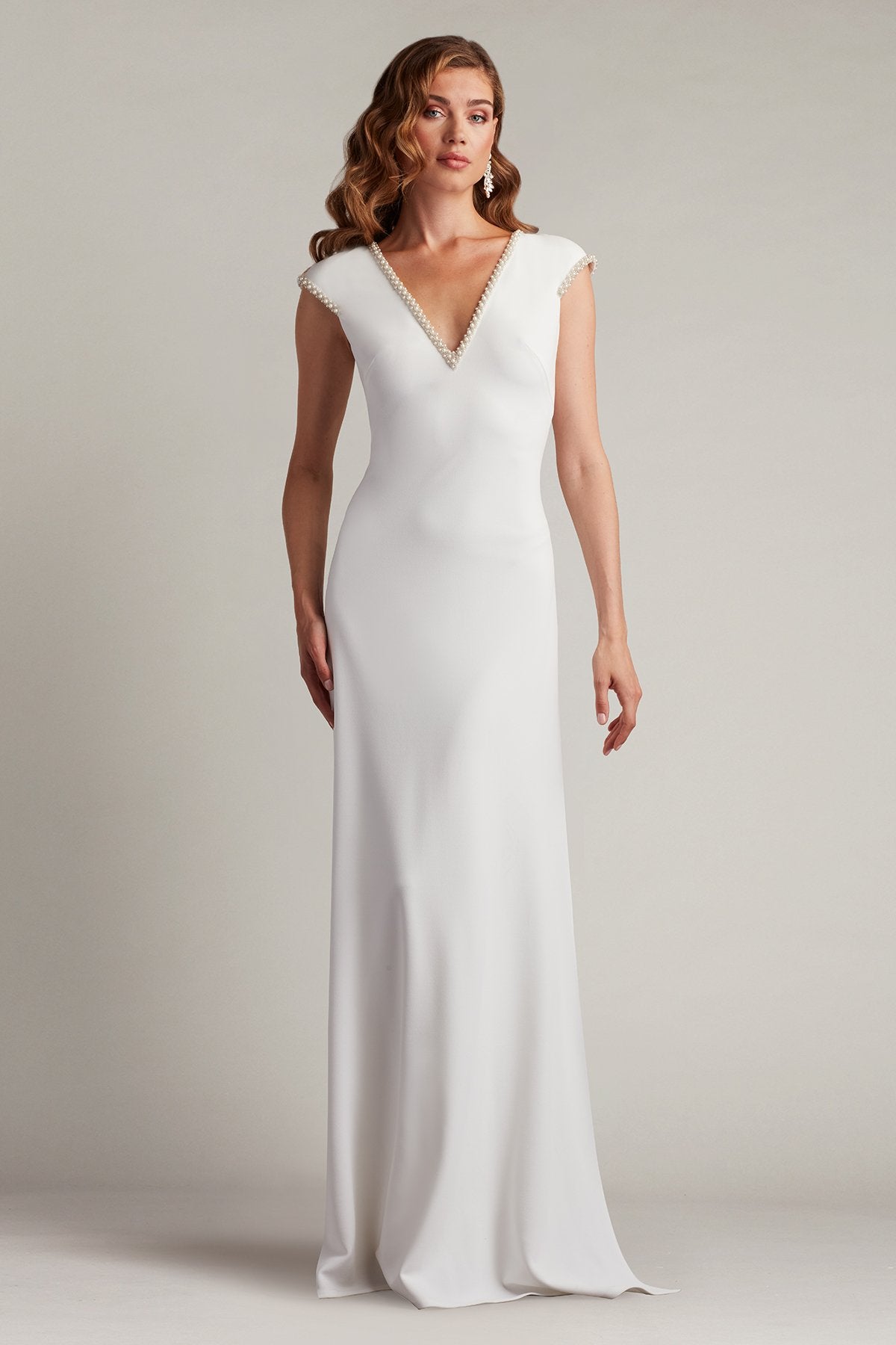 Marcellina Pearl Trim Gown Tadashi Shoji Official Online Boutique Marcellina Pearl Trim Gown Tadashi Shoji Official Online Boutique