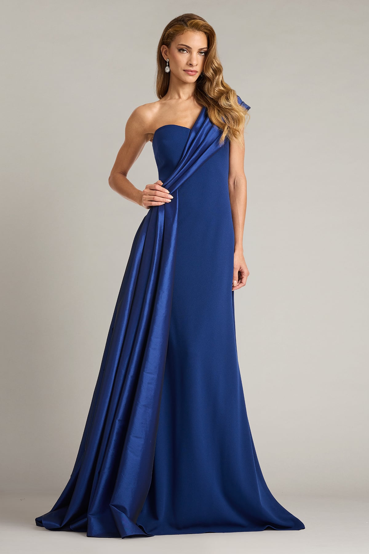 Beis Draped One-Shoulder Gown Beis Draped One-Shoulder Gown
