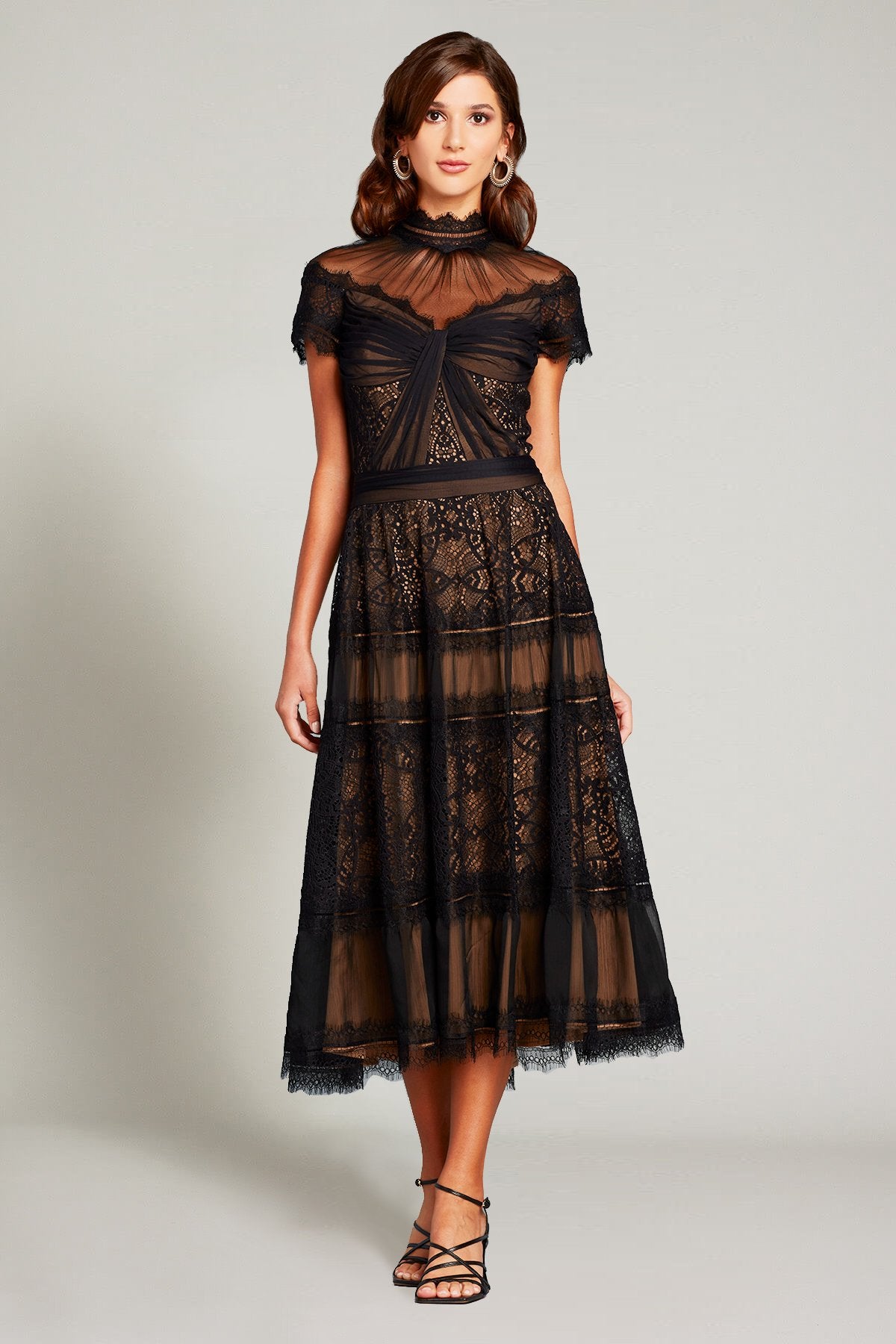 white cut out lace dress Merletto Cut Out Maxi Dress main image 0