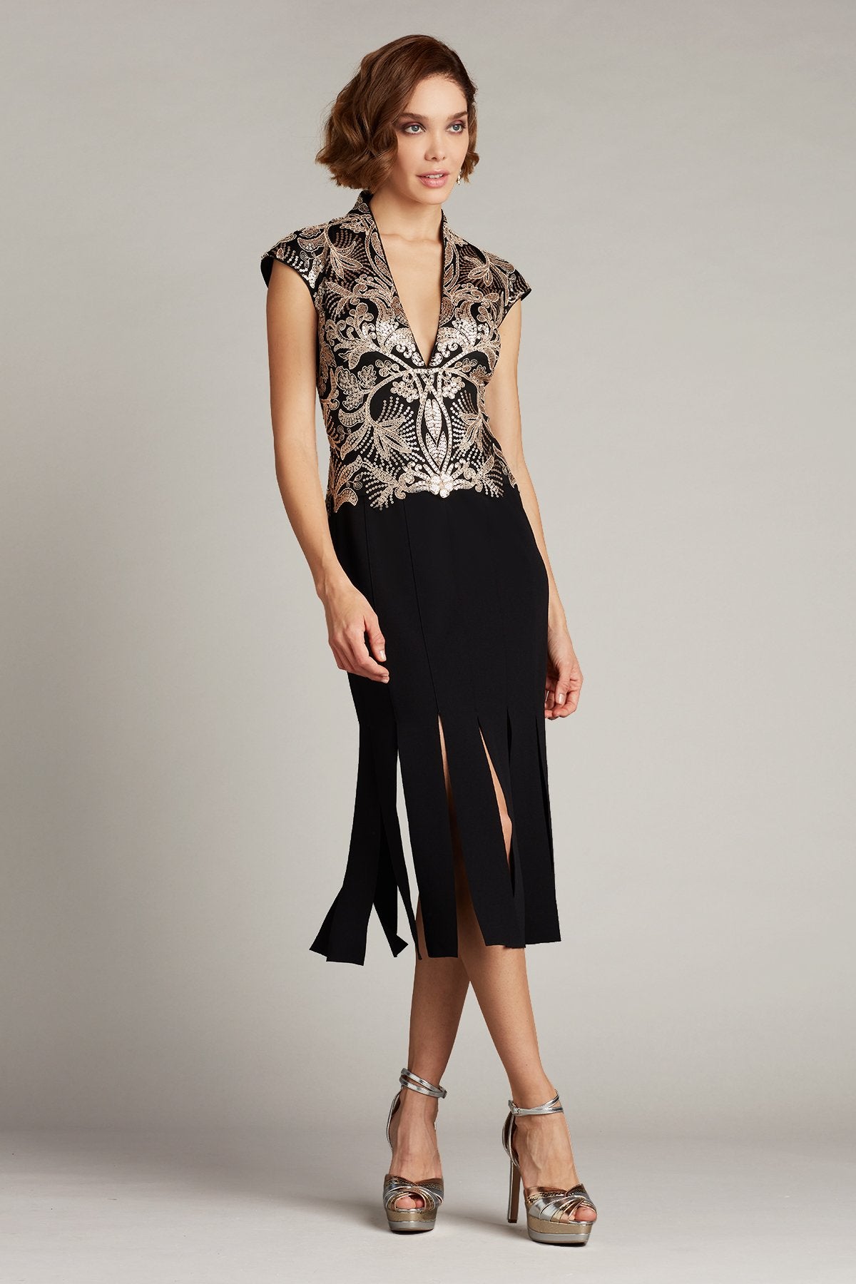k！ＪＳコレクションズ、Tadashi Shoji Zelenka Sequin & Crepe Carwash Dress – Tadashi Shoji Official