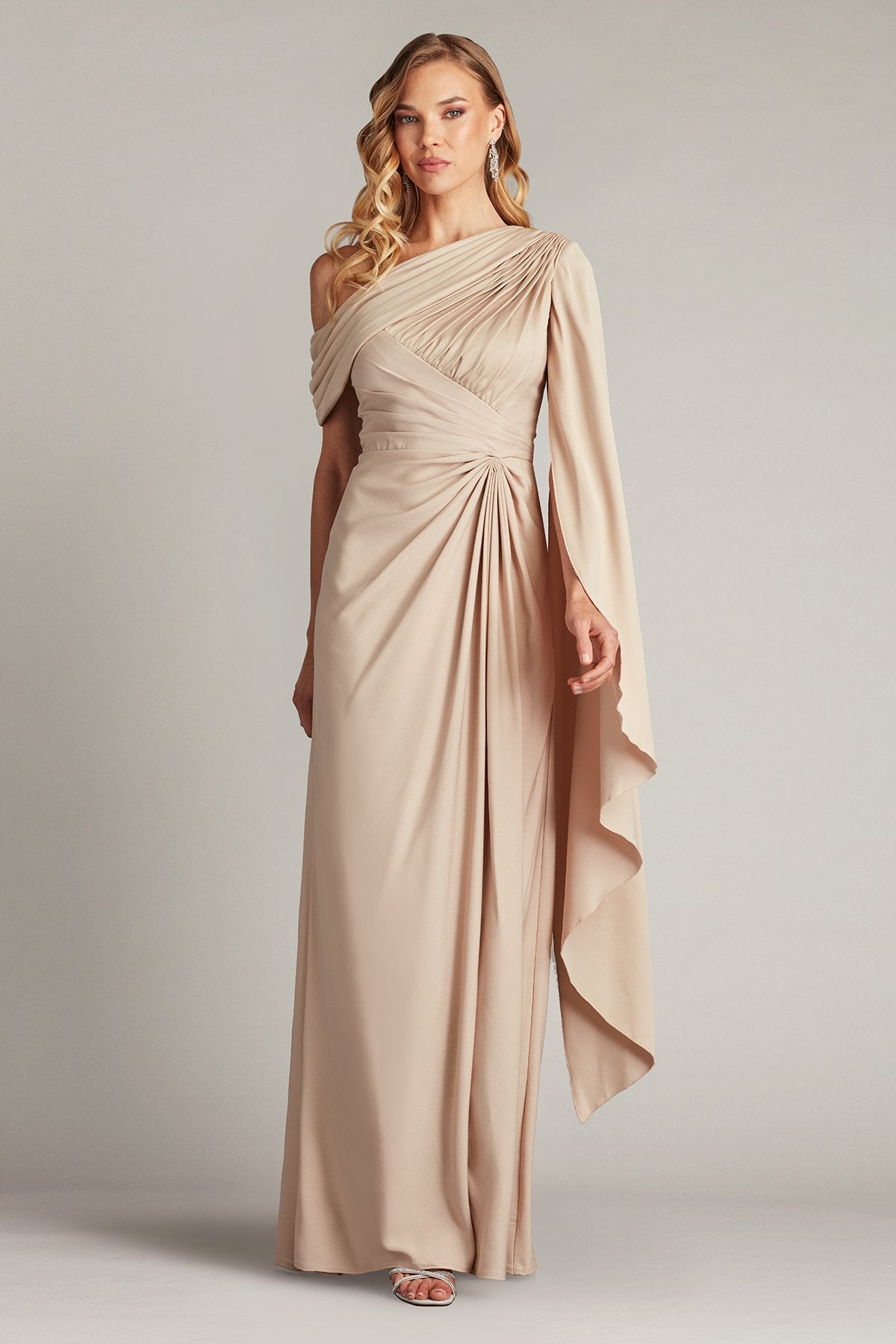 Ember Cape Sleeve Gown Tadashi Shoji Official Online Boutique Ember Cape Sleeve Gown Tadashi Shoji Official Online Boutique