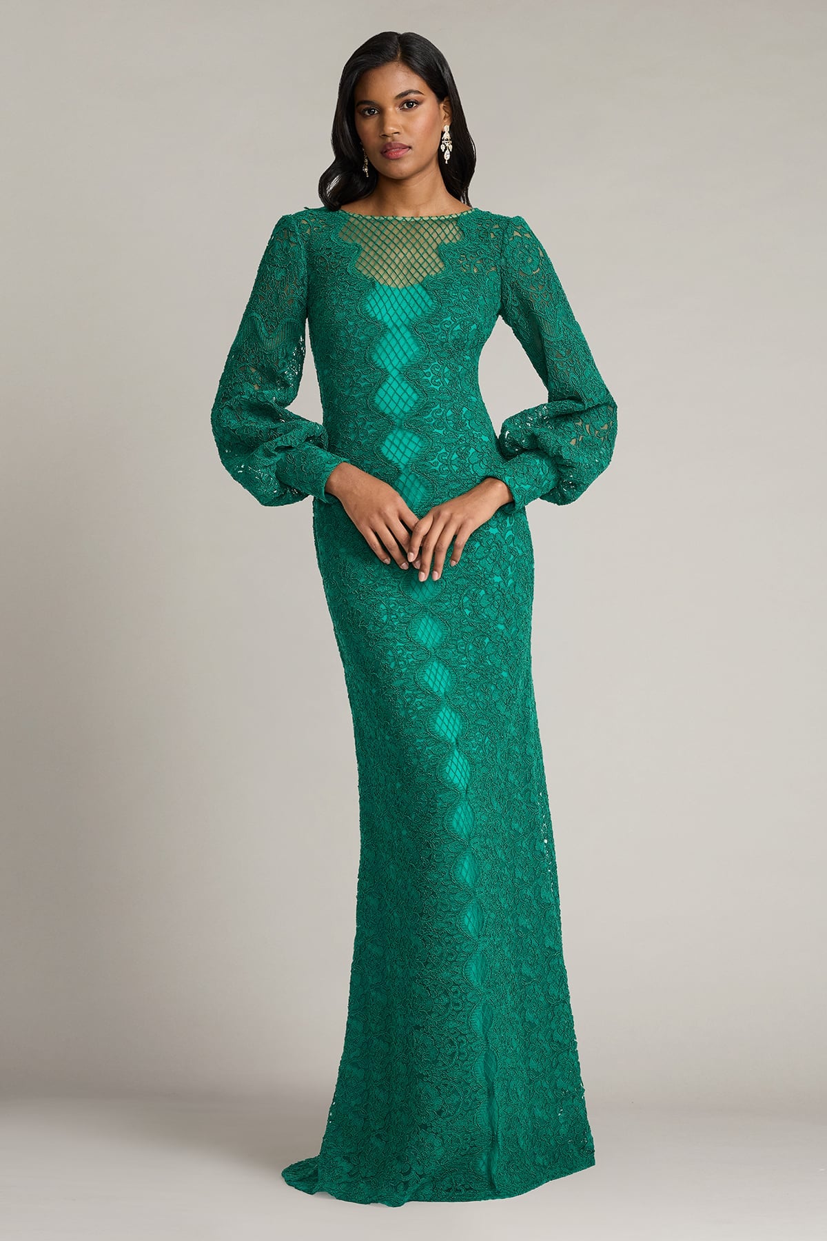 formal tadashi shoji dresses Ames Off-Shoulder Gown