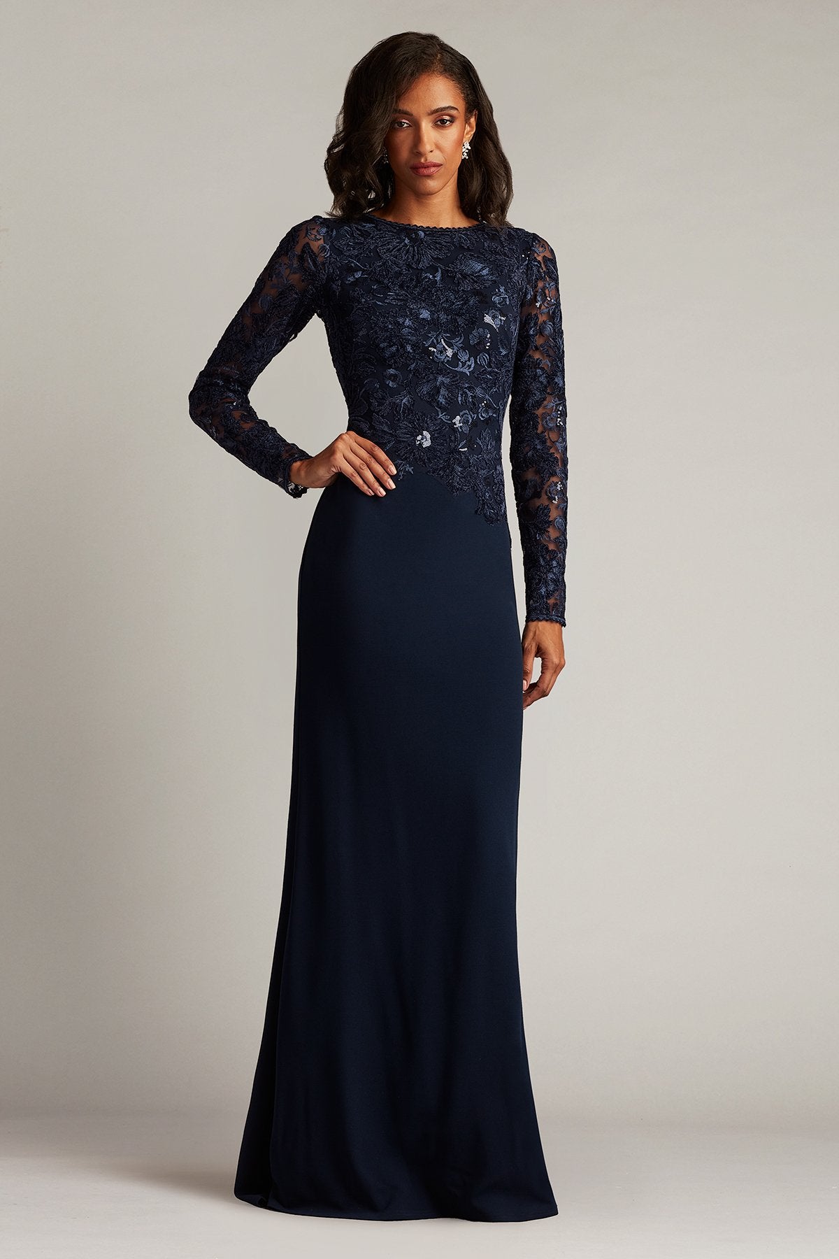 Forena Embroidered Crepe Gown Tadashi Shoji Official Online Boutique Forena Embroidered Crepe Gown Tadashi Shoji Official Online Boutique