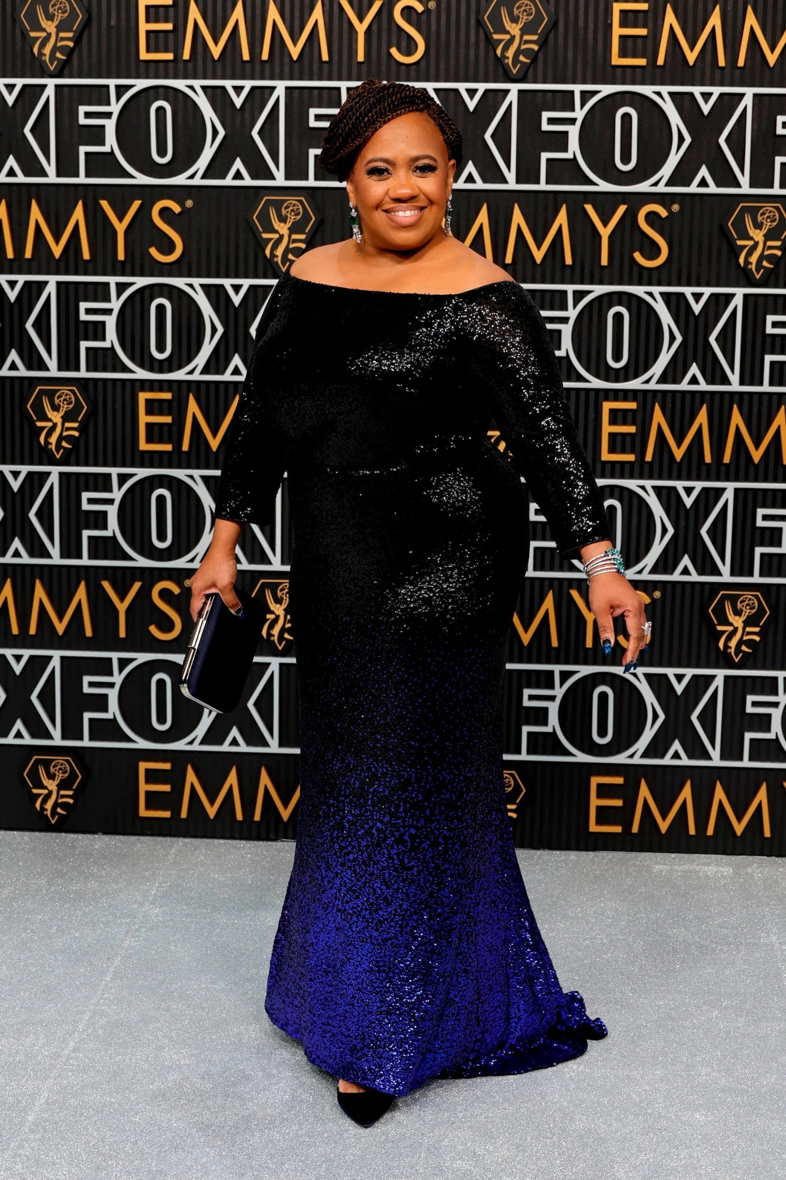 Chandra Wilson Wears Tadashi Shoji to the 75th Emmy Awards