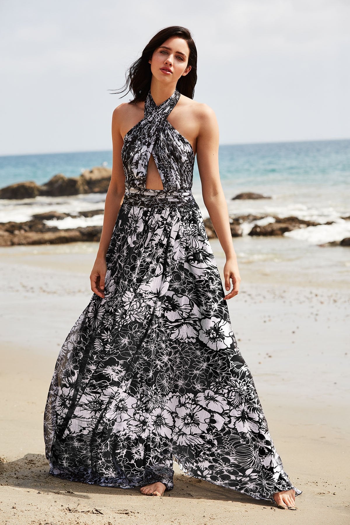 Tadashi Shoji - Pacific Halter Gown