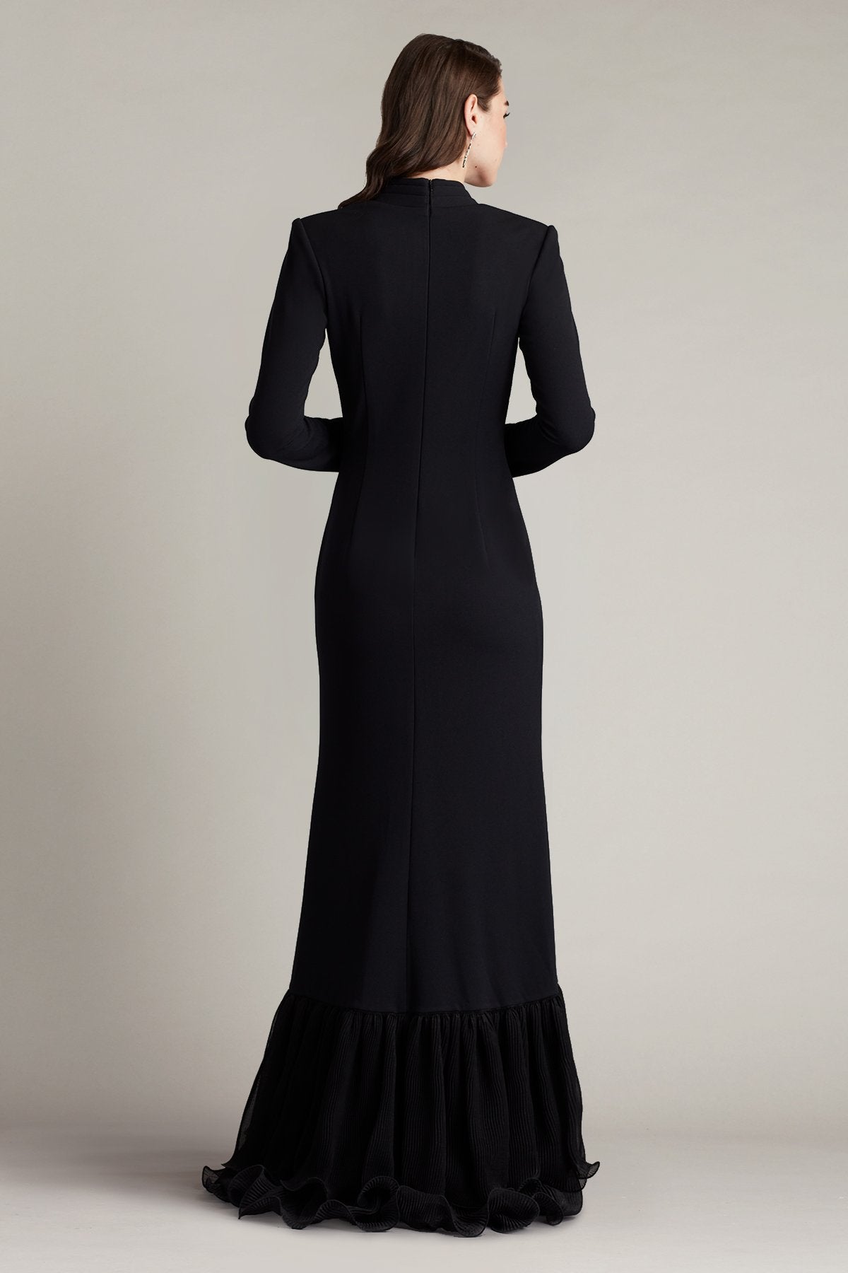 Malone Cascading Ruffle Gown