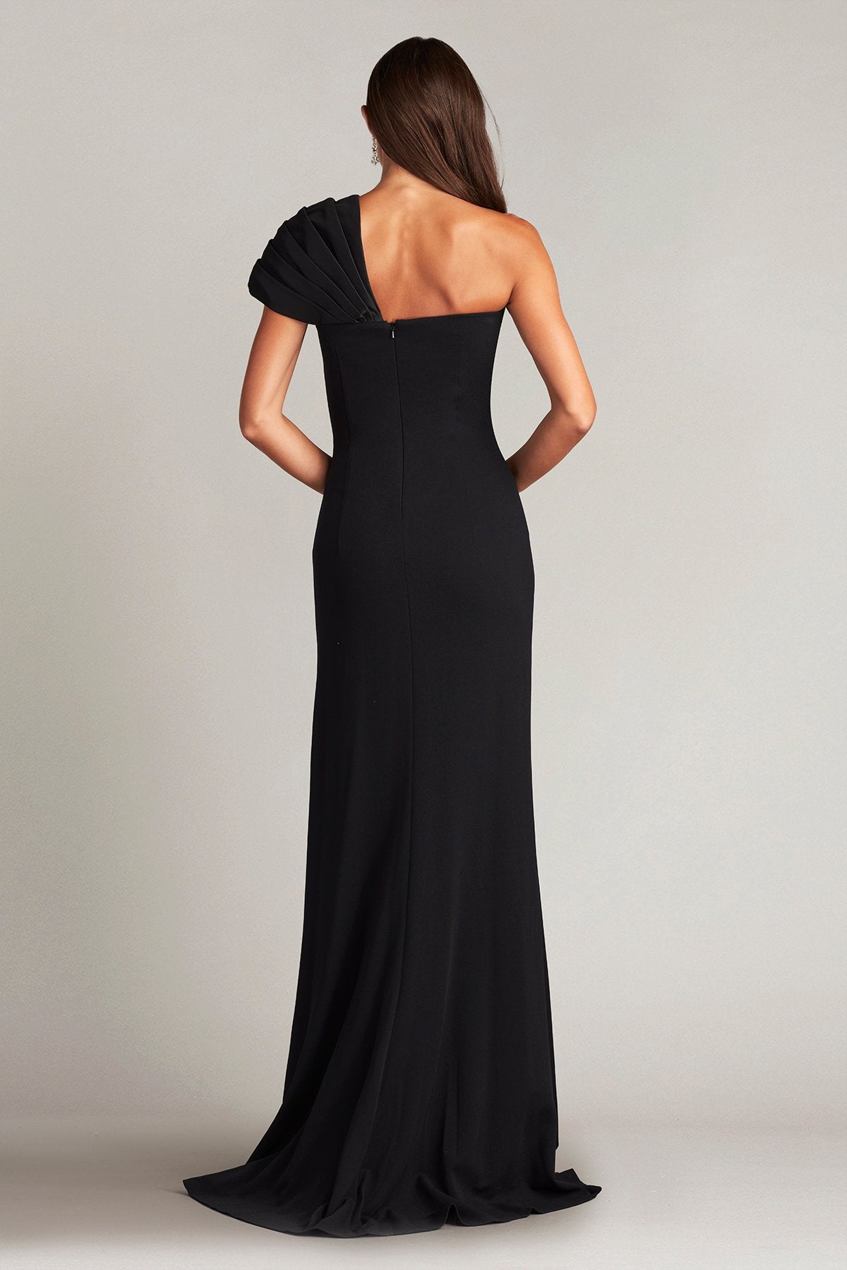 Rady Twist-Drape One-Shoulder Gown