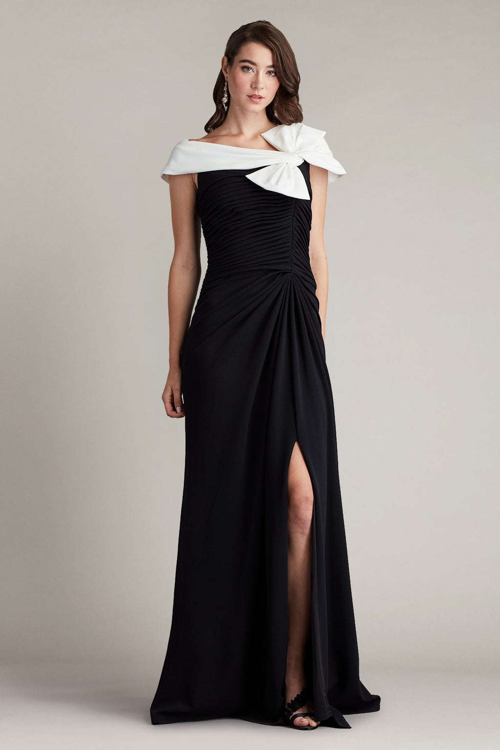 Darina Draped Bow Gown