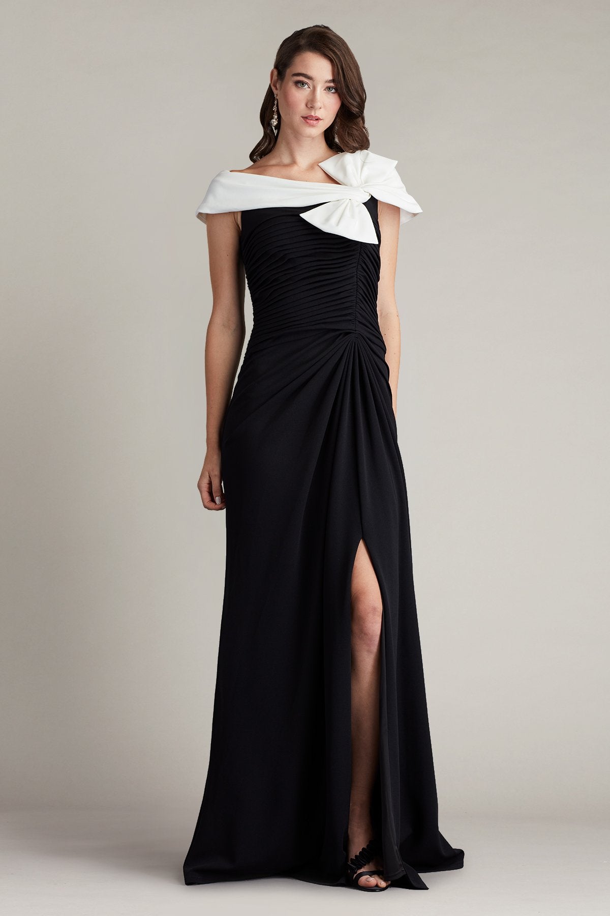 Darina Draped Bow Gown
