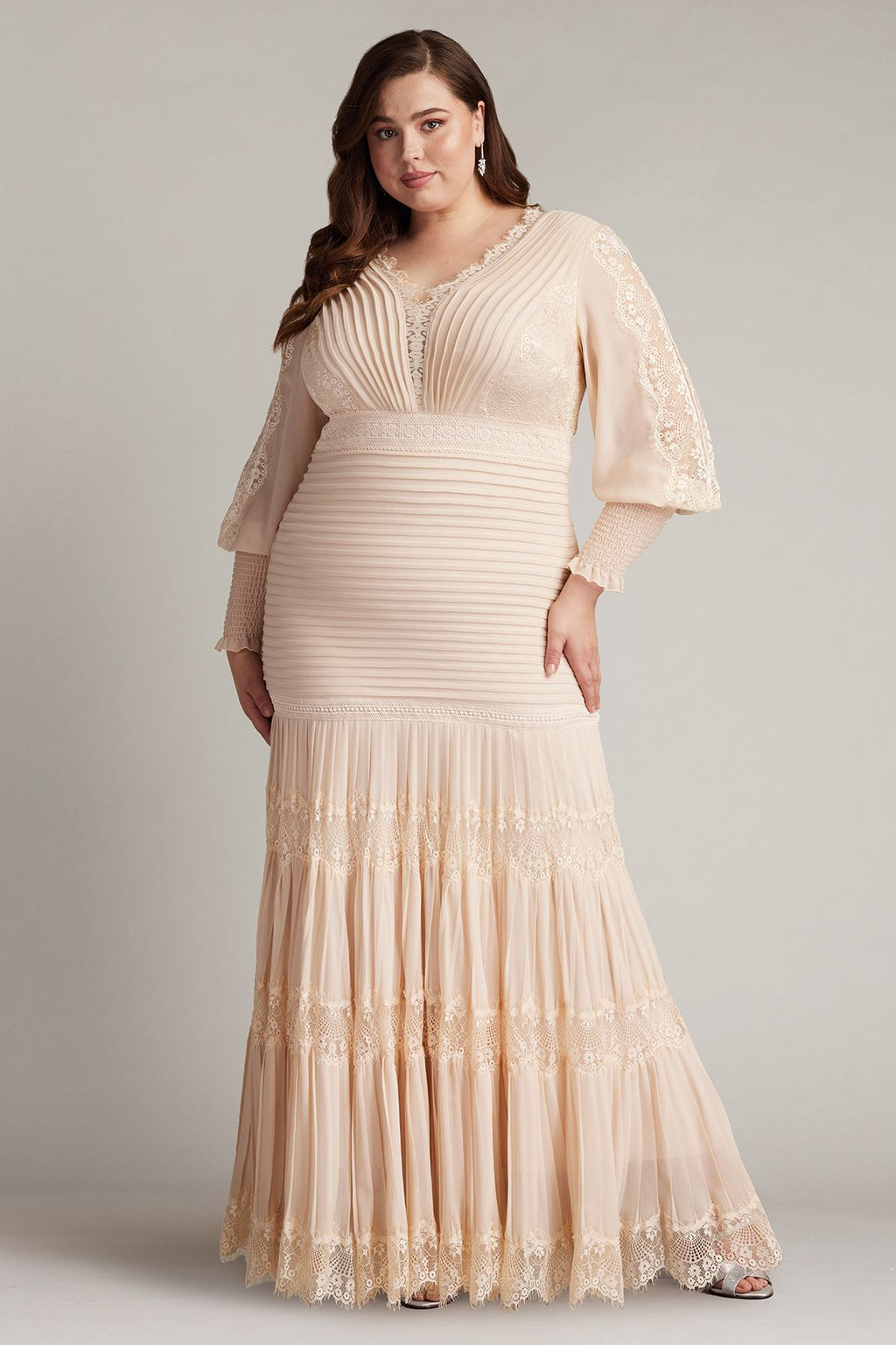Nyssa Bishop Sleeve Gown - PLUS SIZE