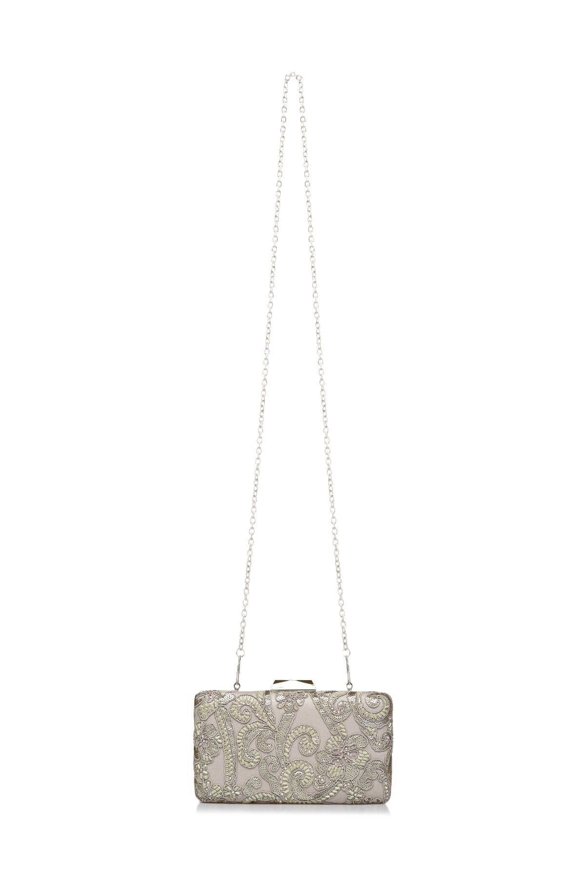 Knafo Shimmering Paillette Clutch