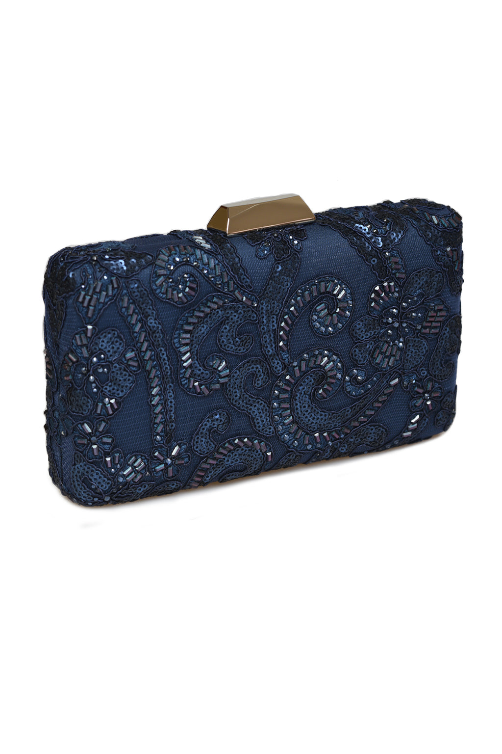 Knafo Shimmering Paillette Clutch