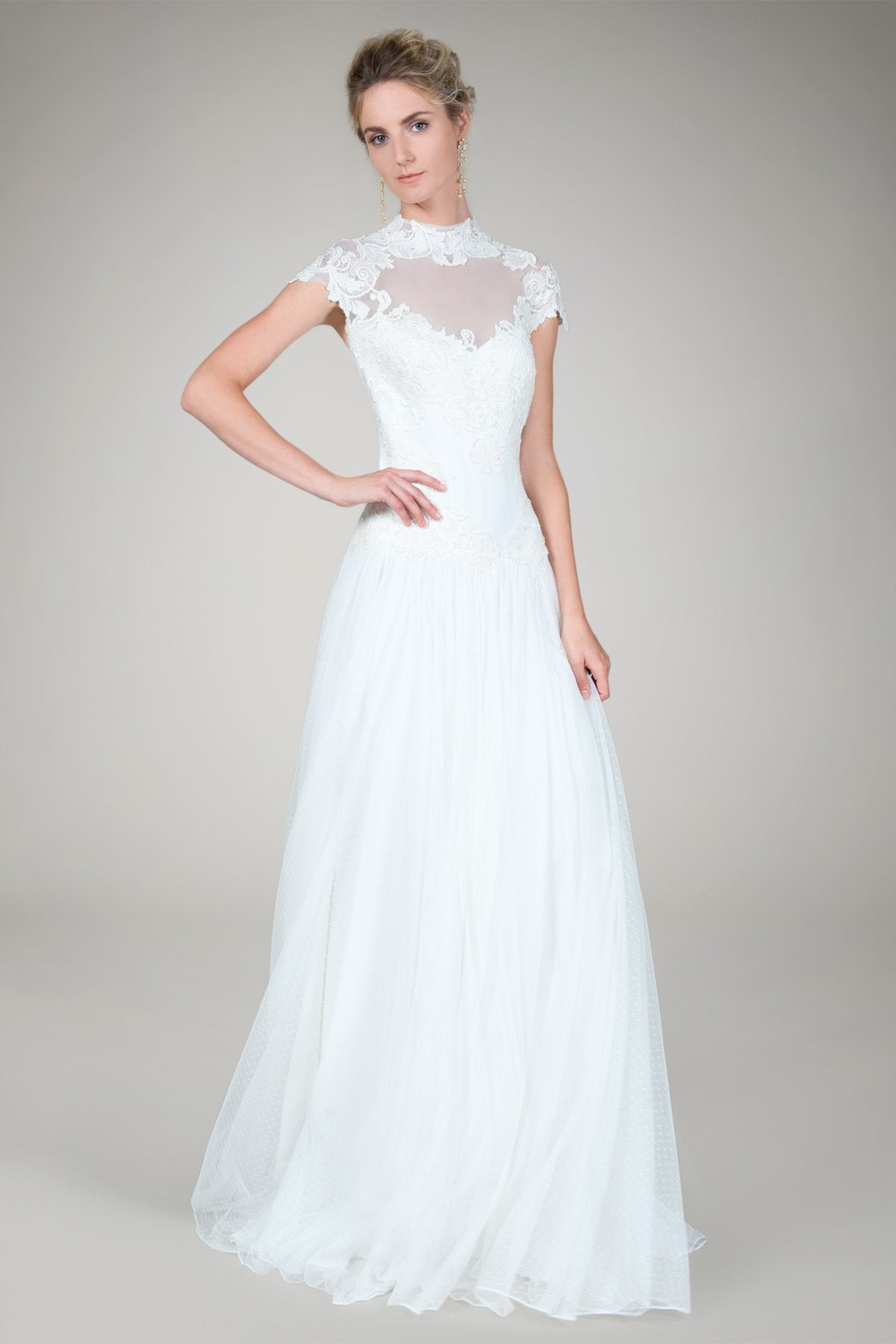Sweetheart Tulle Gown in Ivory