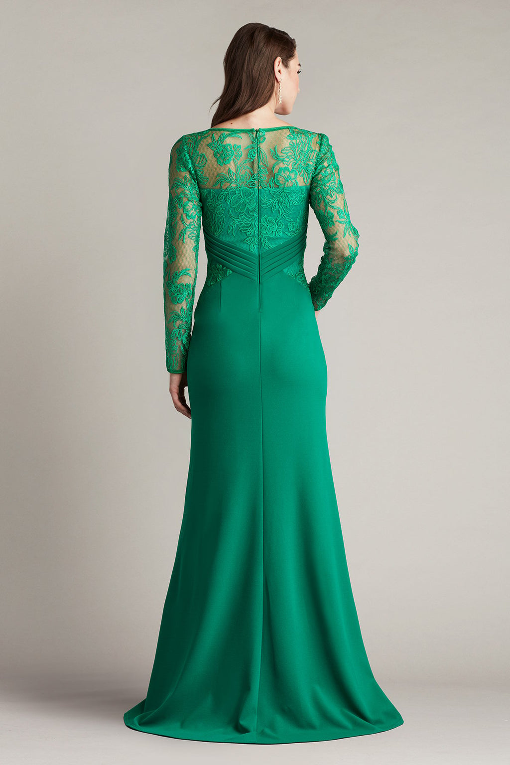Ravina Embroidered Illusion Gown