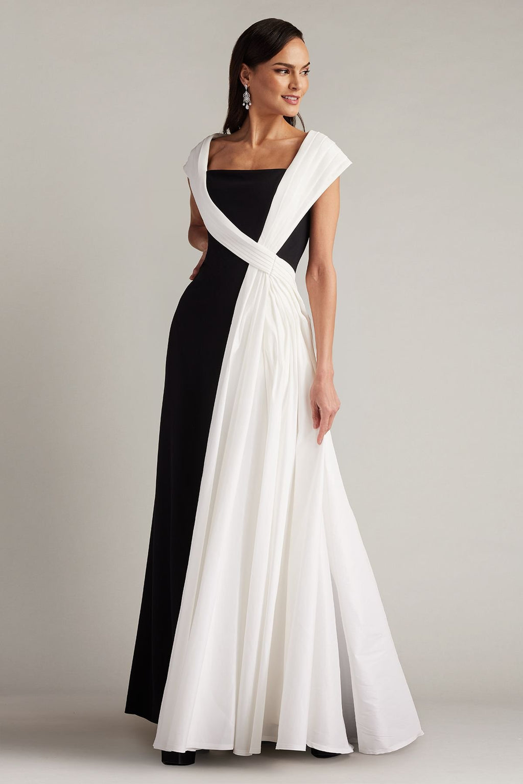 McKenna Draped Sash Gown