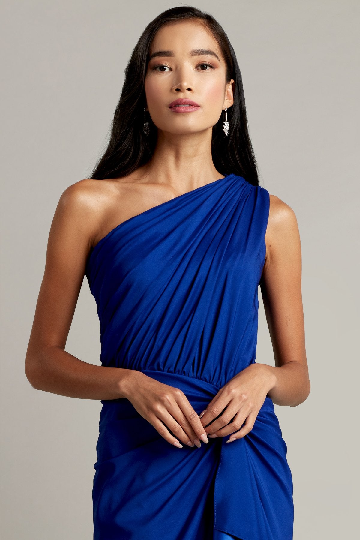 Lena Waterfall Drape Gown