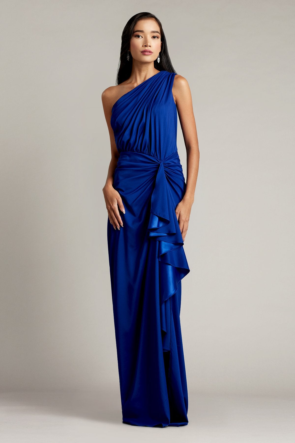 Lena Waterfall Drape Gown