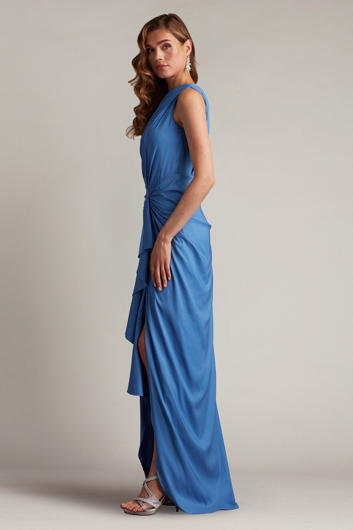 Lena Waterfall Drape Gown