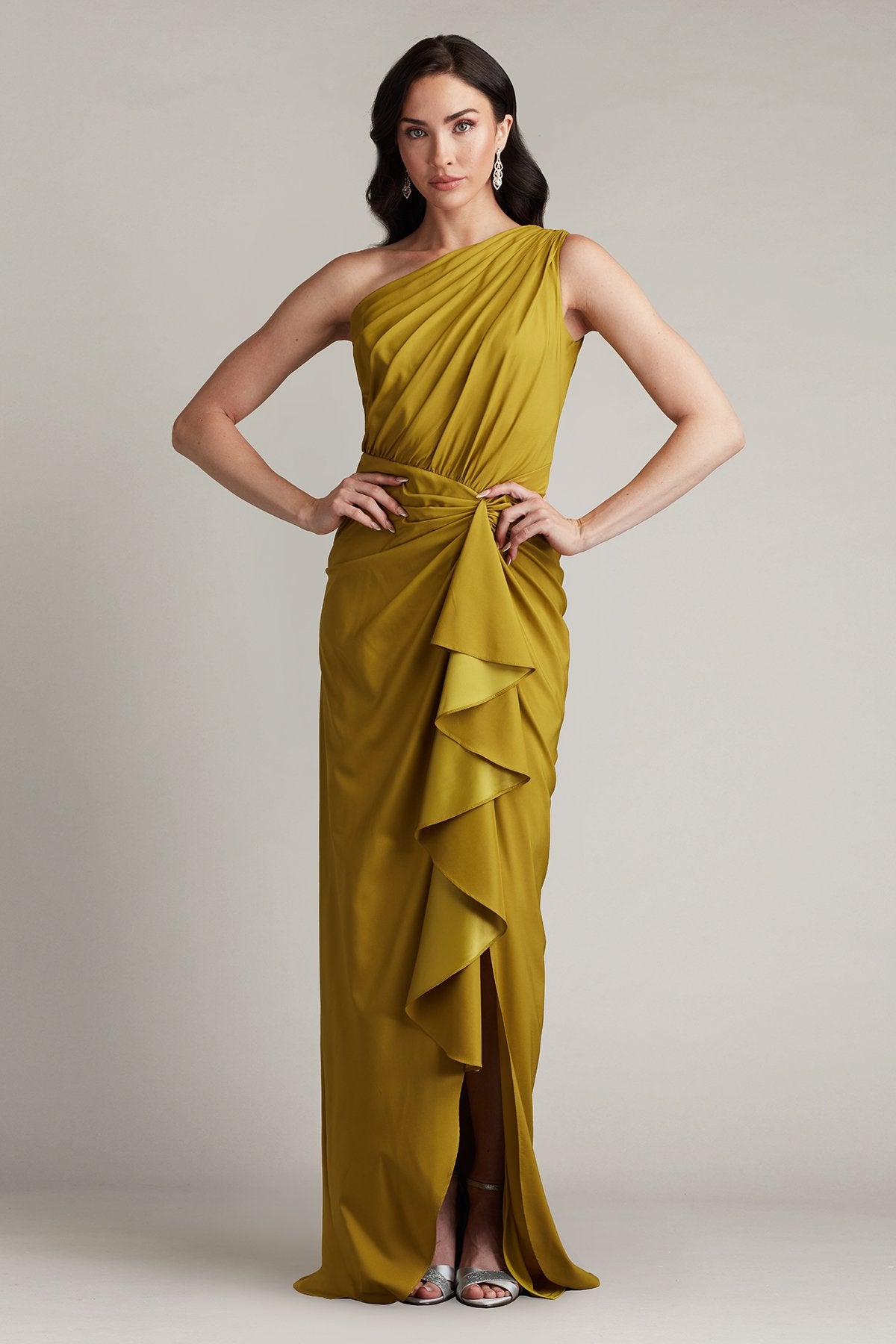 Lena Waterfall Drape Gown