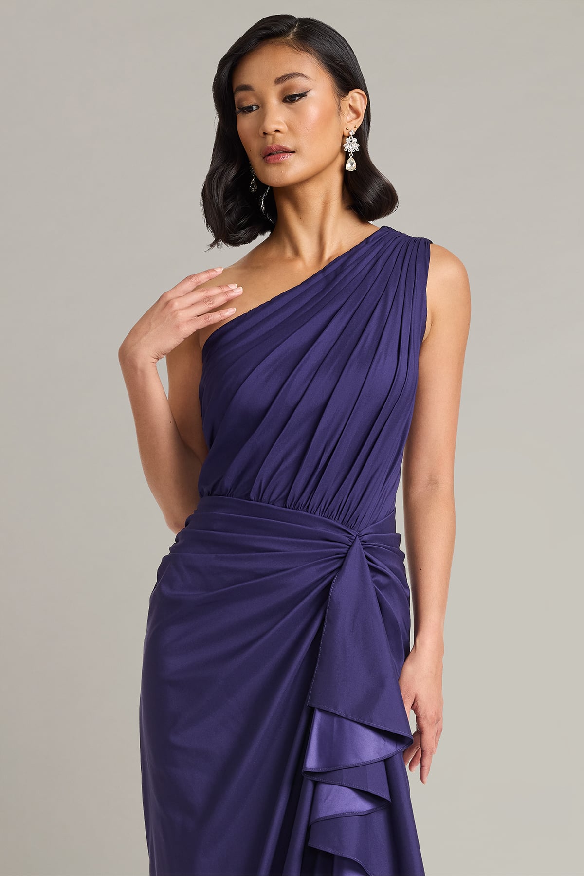 Lena Waterfall Drape Gown