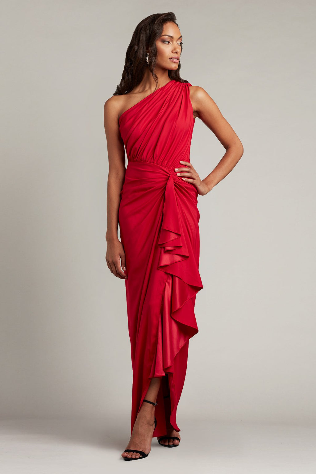 Lena Waterfall Drape Gown
