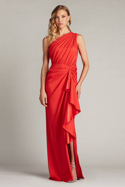 Lena Waterfall Drape Gown – Tadashi Shoji Official Online Boutique