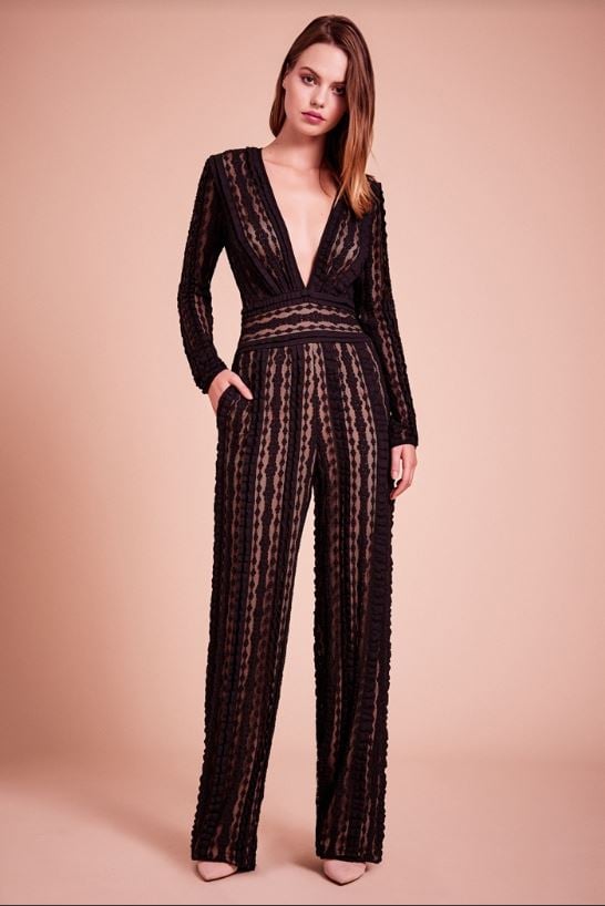 Dunaway Textured Knit Jumpsuit