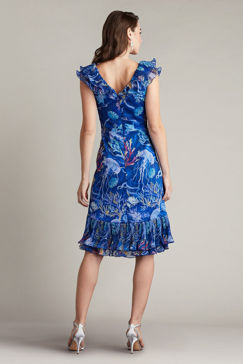 Venita Cascading Ruffle Dress