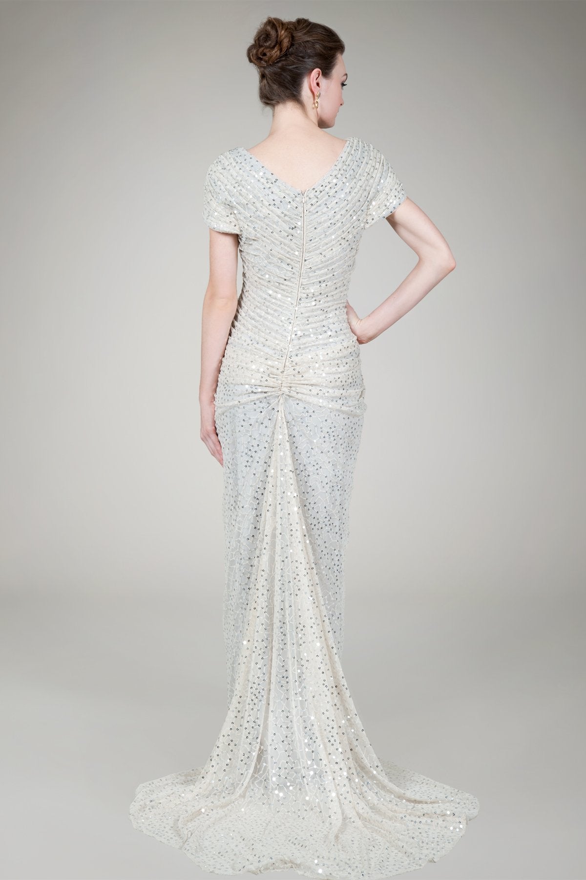 Red Carpet Sequin Gown in Venice