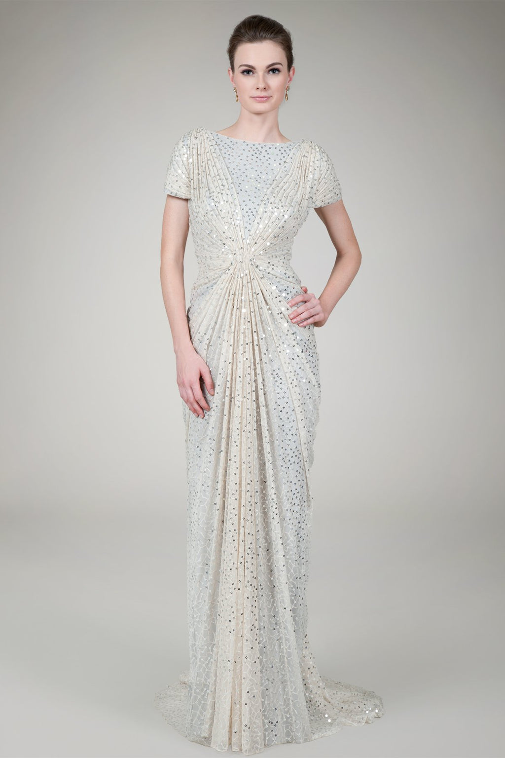Red Carpet Sequin Gown in Venice