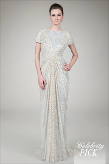 Red Carpet Sequin Gown in Venice