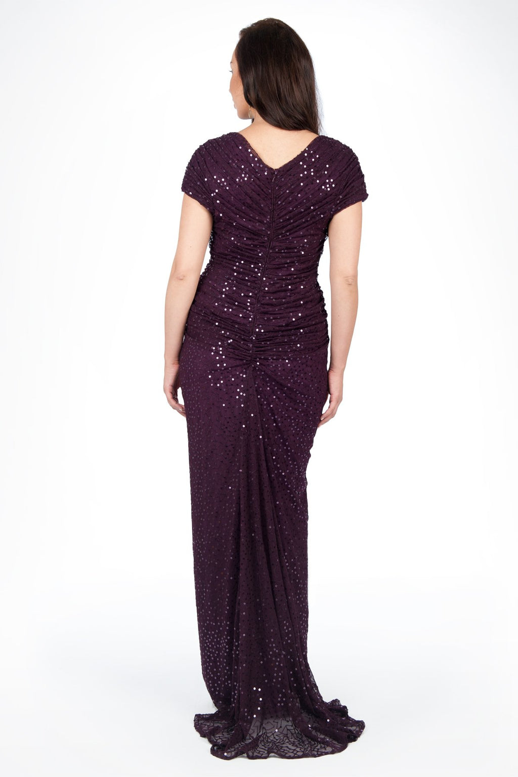 Red Carpet Sequin Gown in Poppy