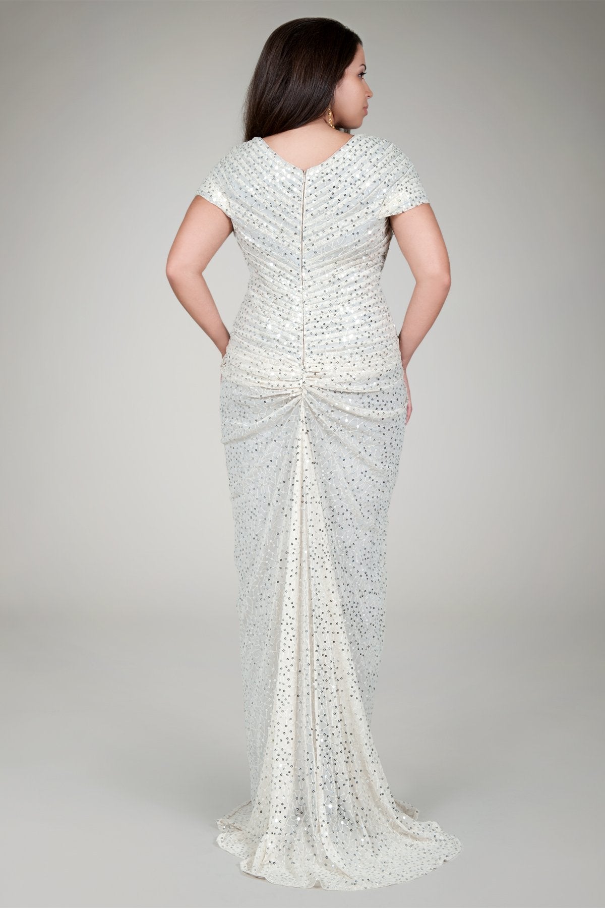 Red Carpet Sequin Gown in Poppy