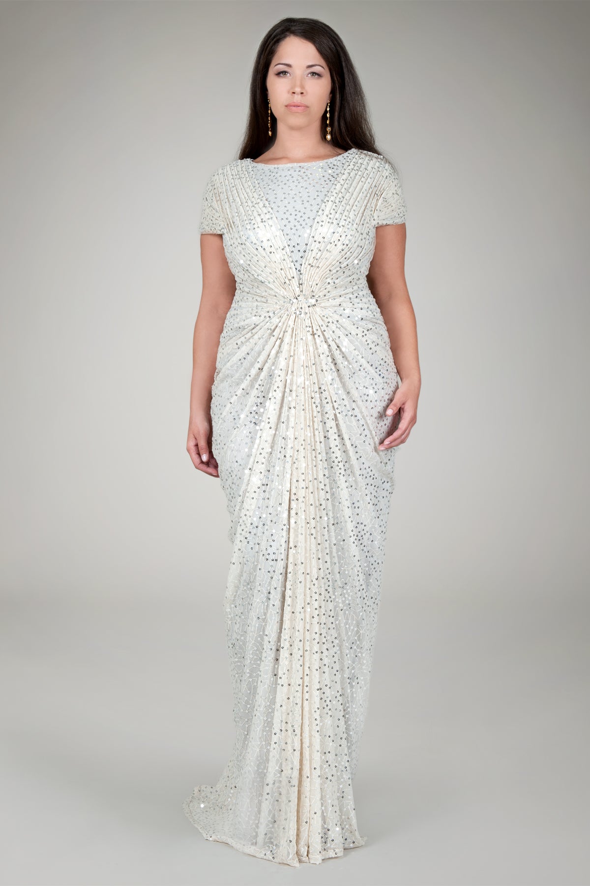 Red Carpet Sequin Gown in Venice