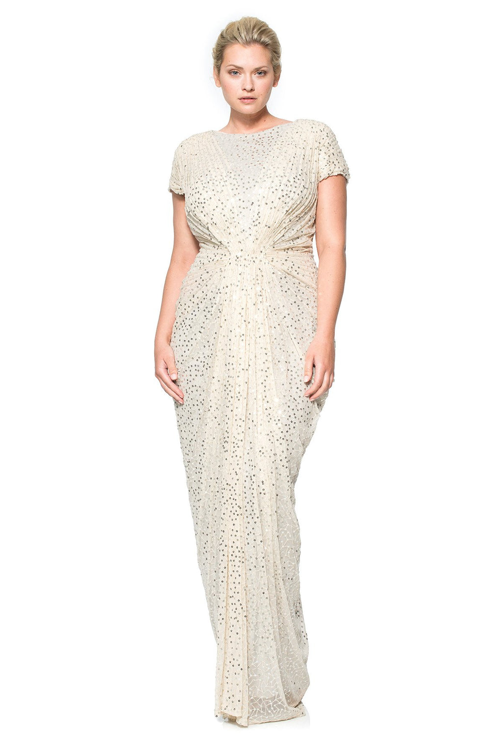 Red Carpet Sequin Gown in Venice