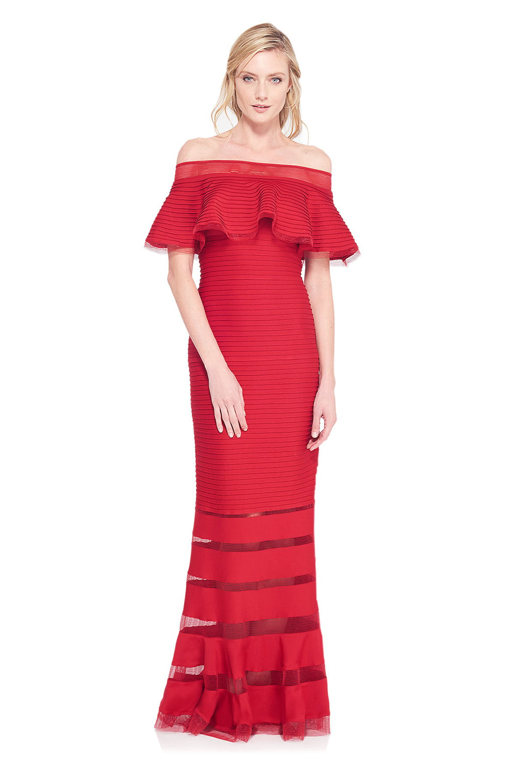Tabora Off-The-Shoulder Gown