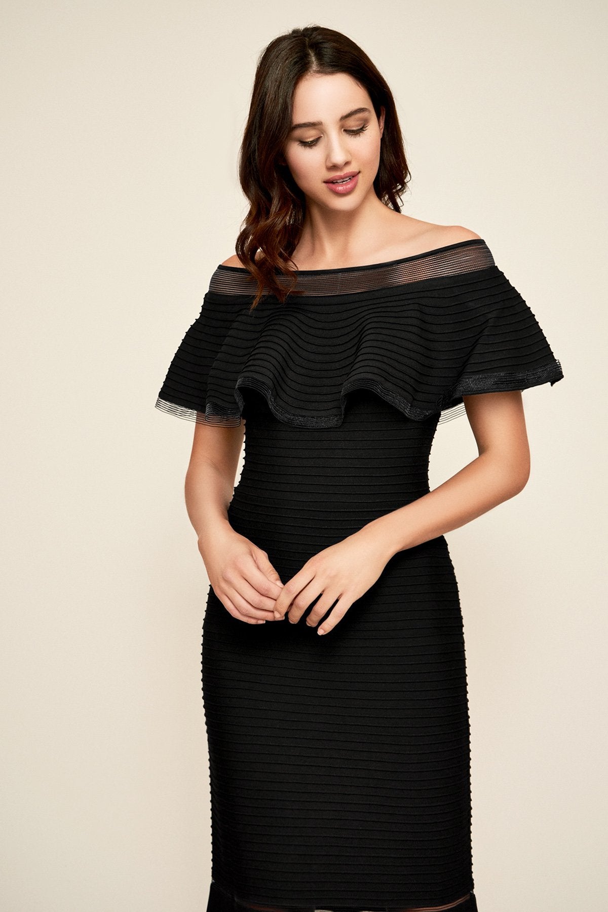 Tabora Off-The-Shoulder Gown - PETITE