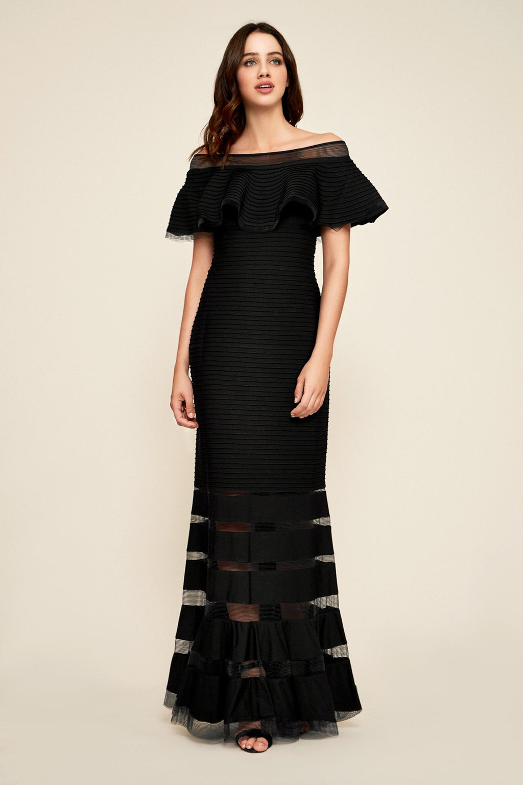 Tabora Off-The-Shoulder Gown