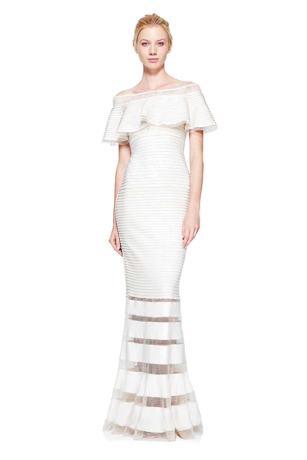 Tabora Off-The-Shoulder Gown