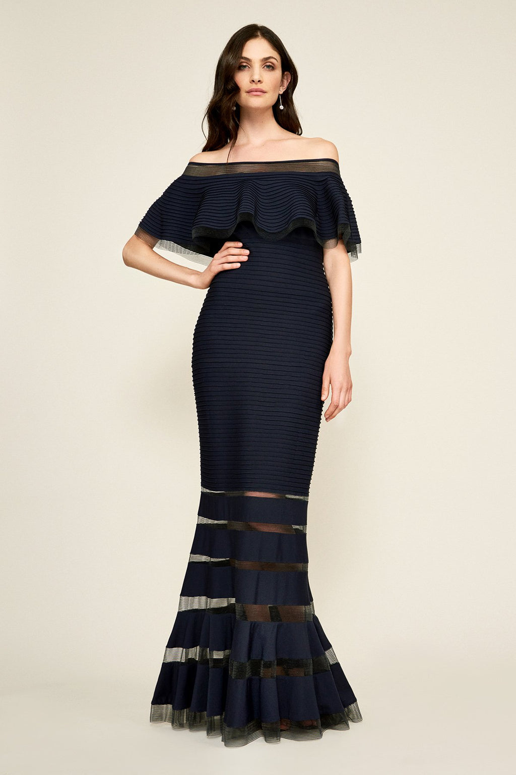 Tabora Off-The-Shoulder Gown