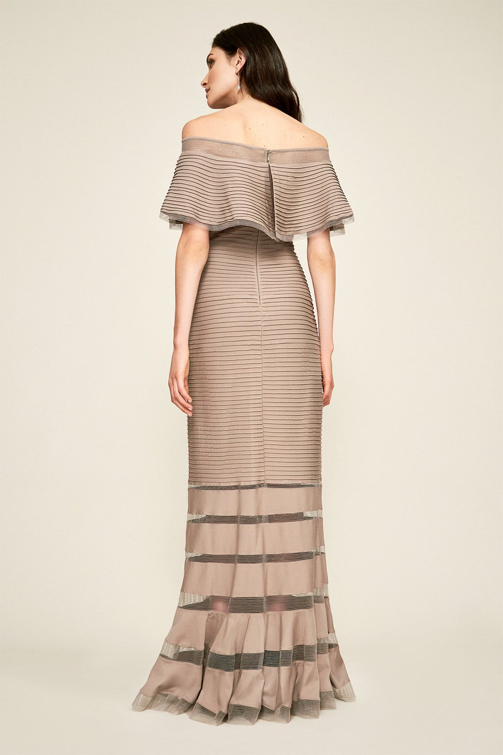 Tabora Off-The-Shoulder Gown